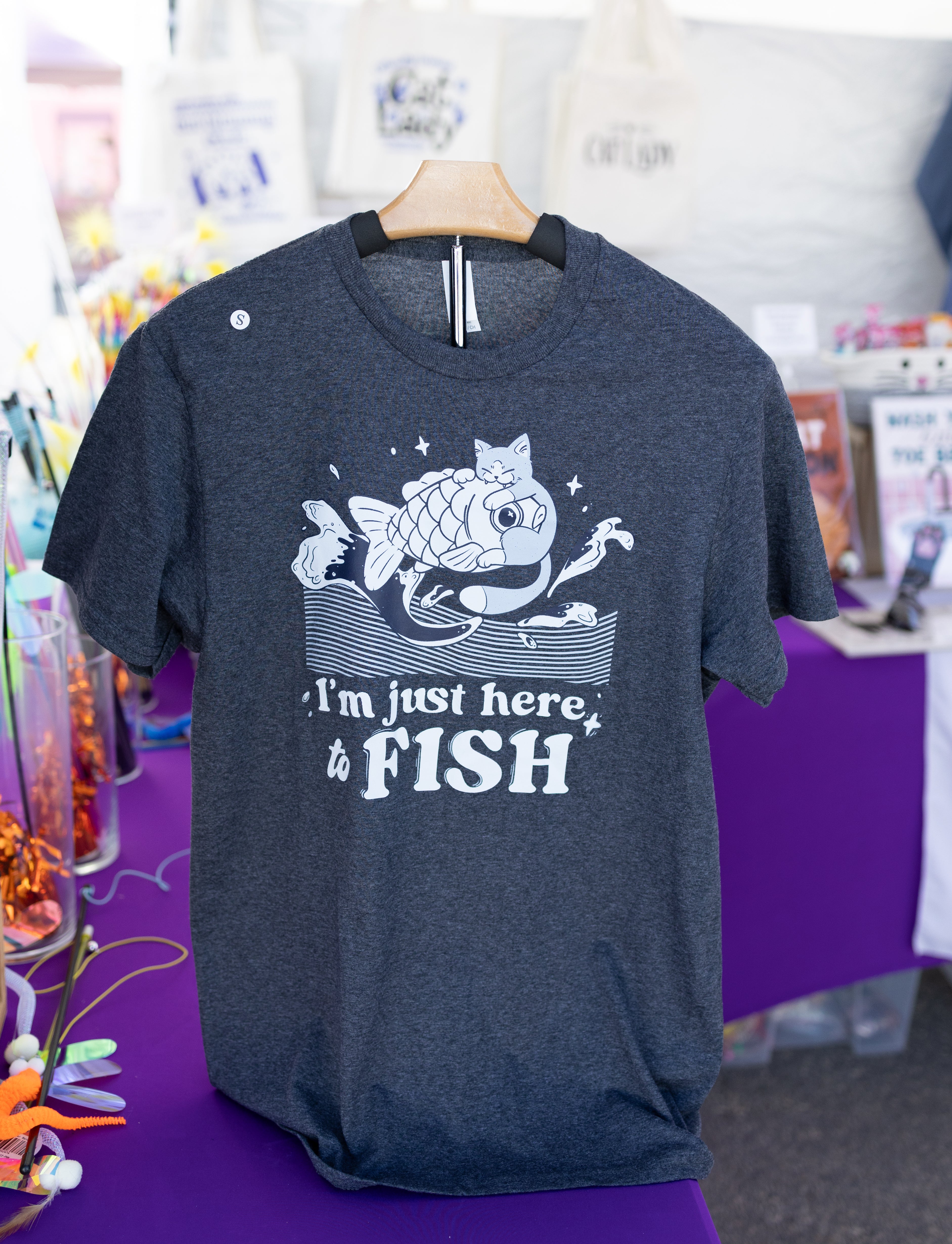 Just Here to Fish T-Shirt