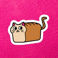 Cat Loaf Vinyl Sticker