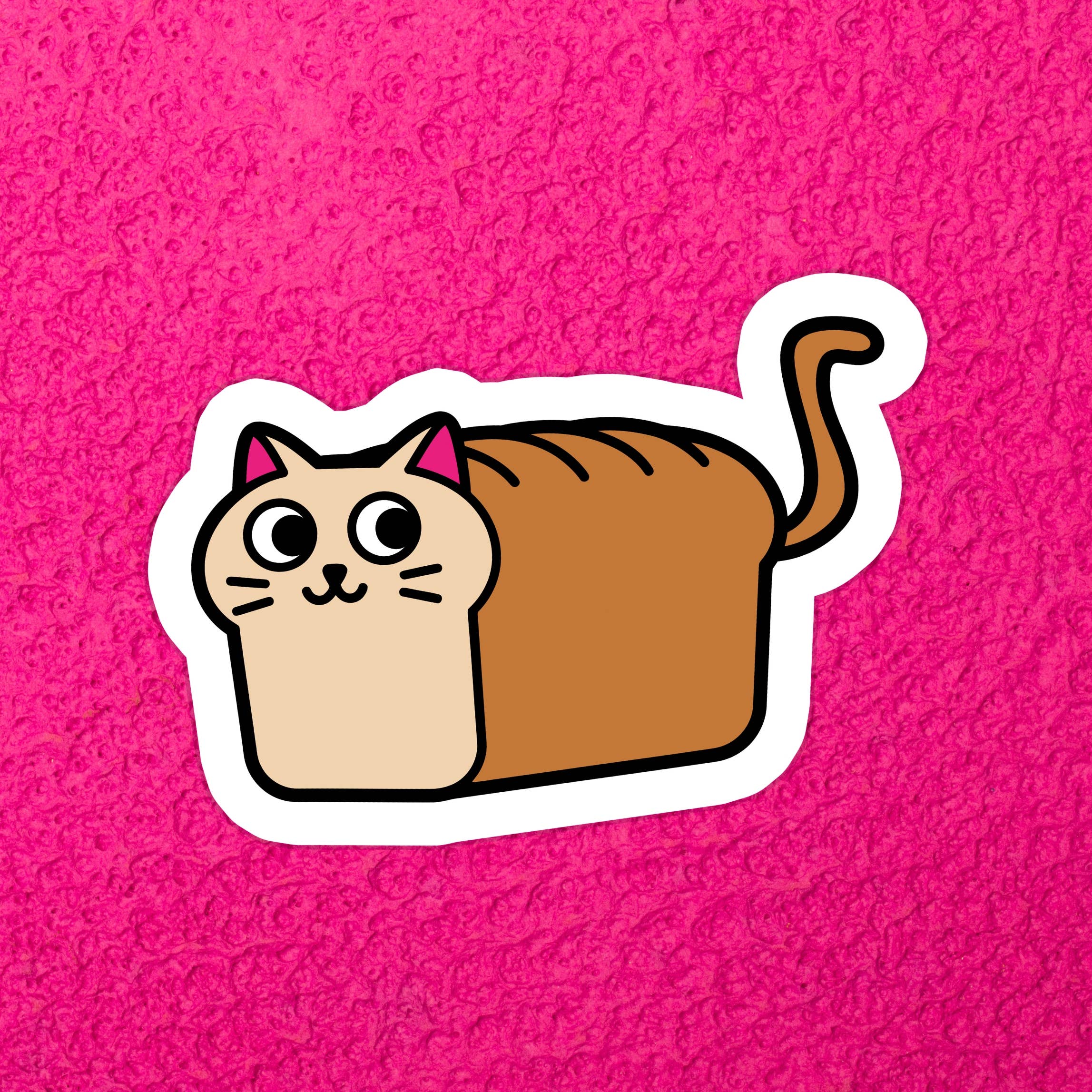 Cat Loaf Vinyl Sticker