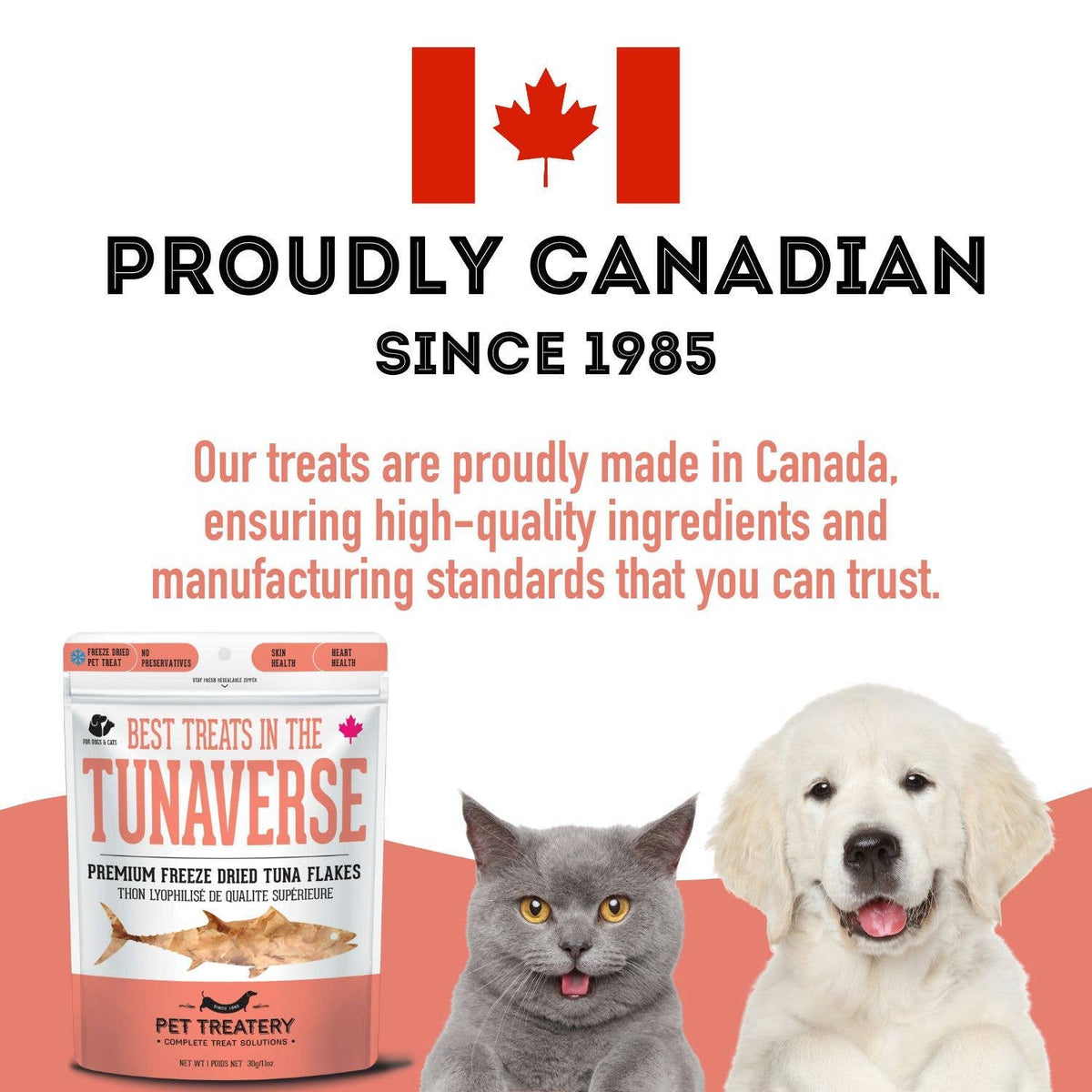 Tuna Flakes Freeze-Dried Pet Treats Omega-3