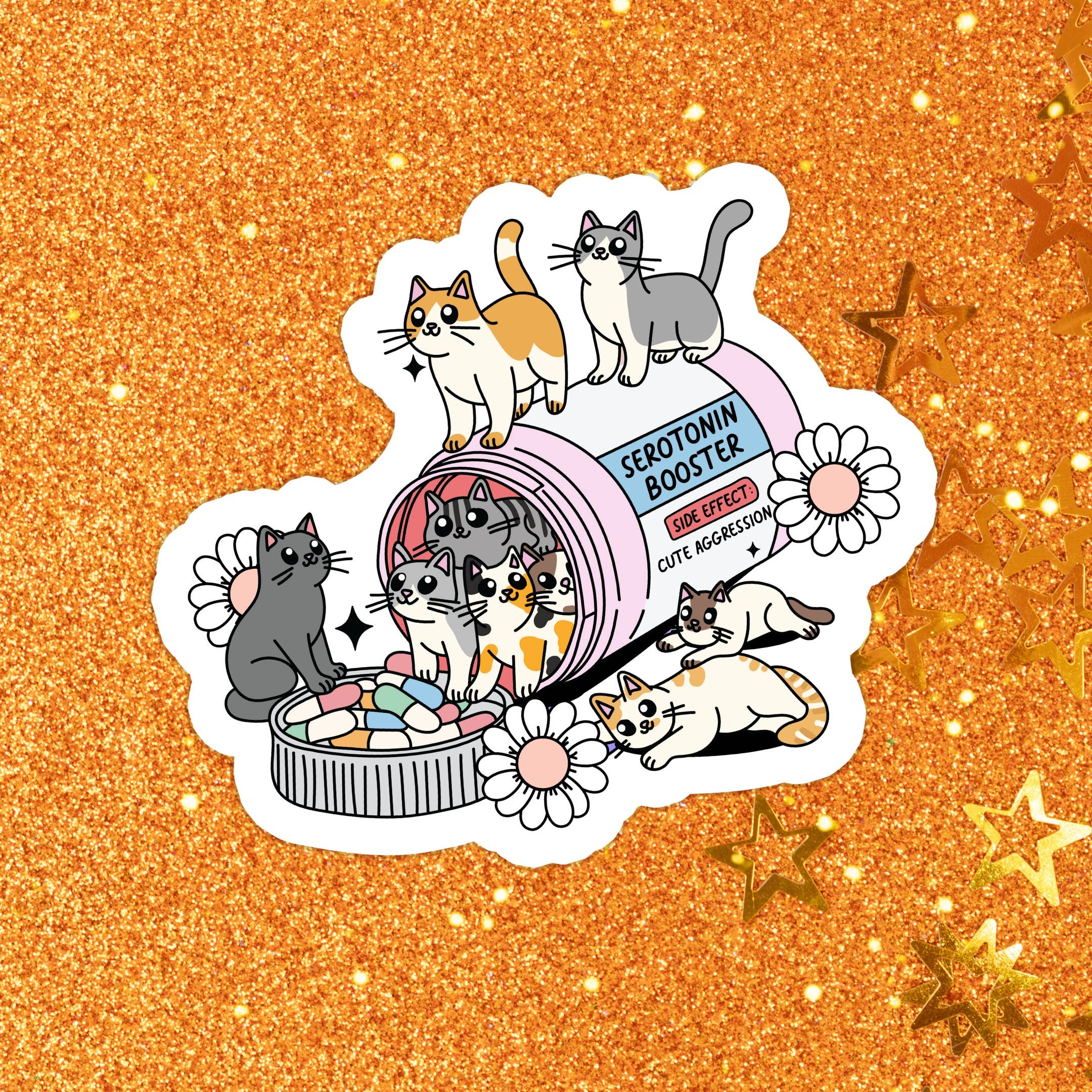 Addiction Booster Vinyl Sticker