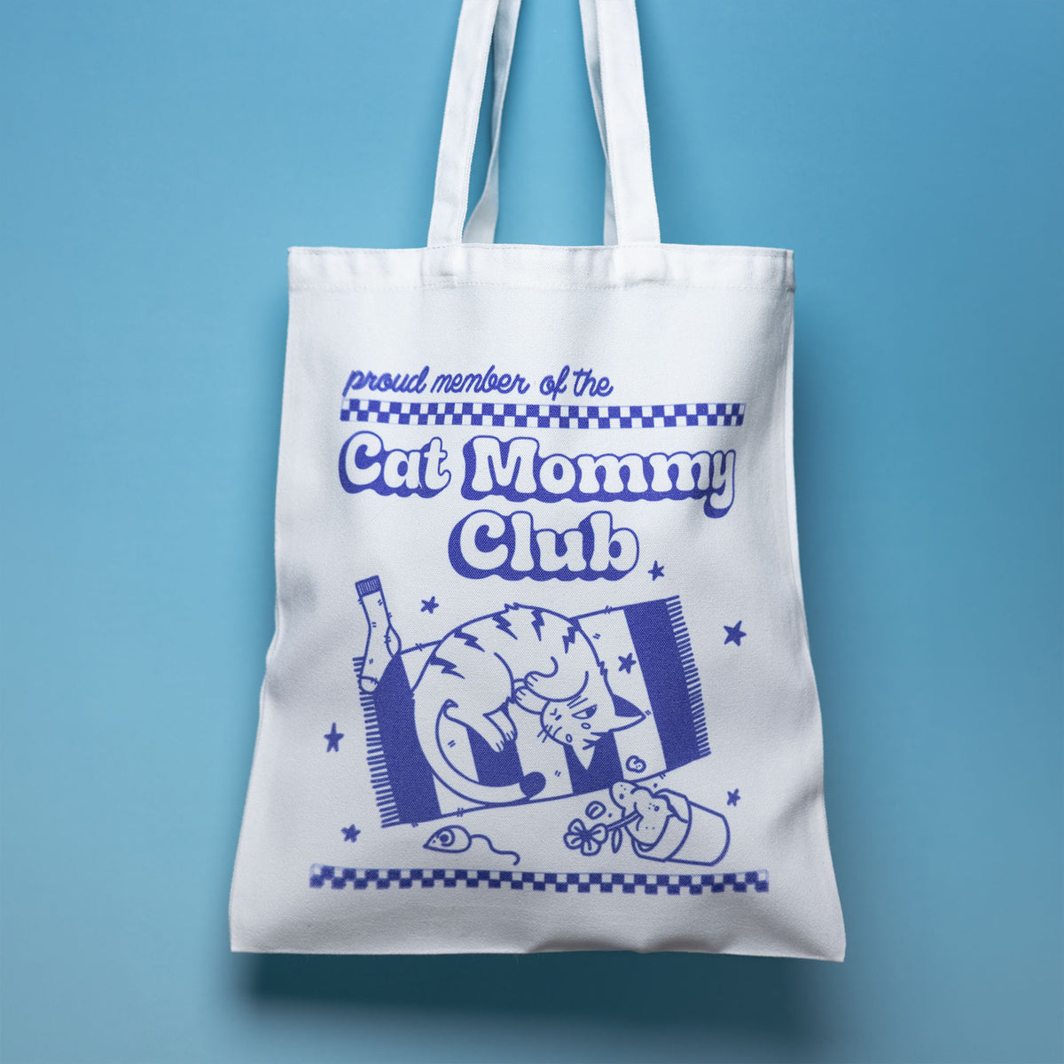 Cat Mommy Club Cotton Tote