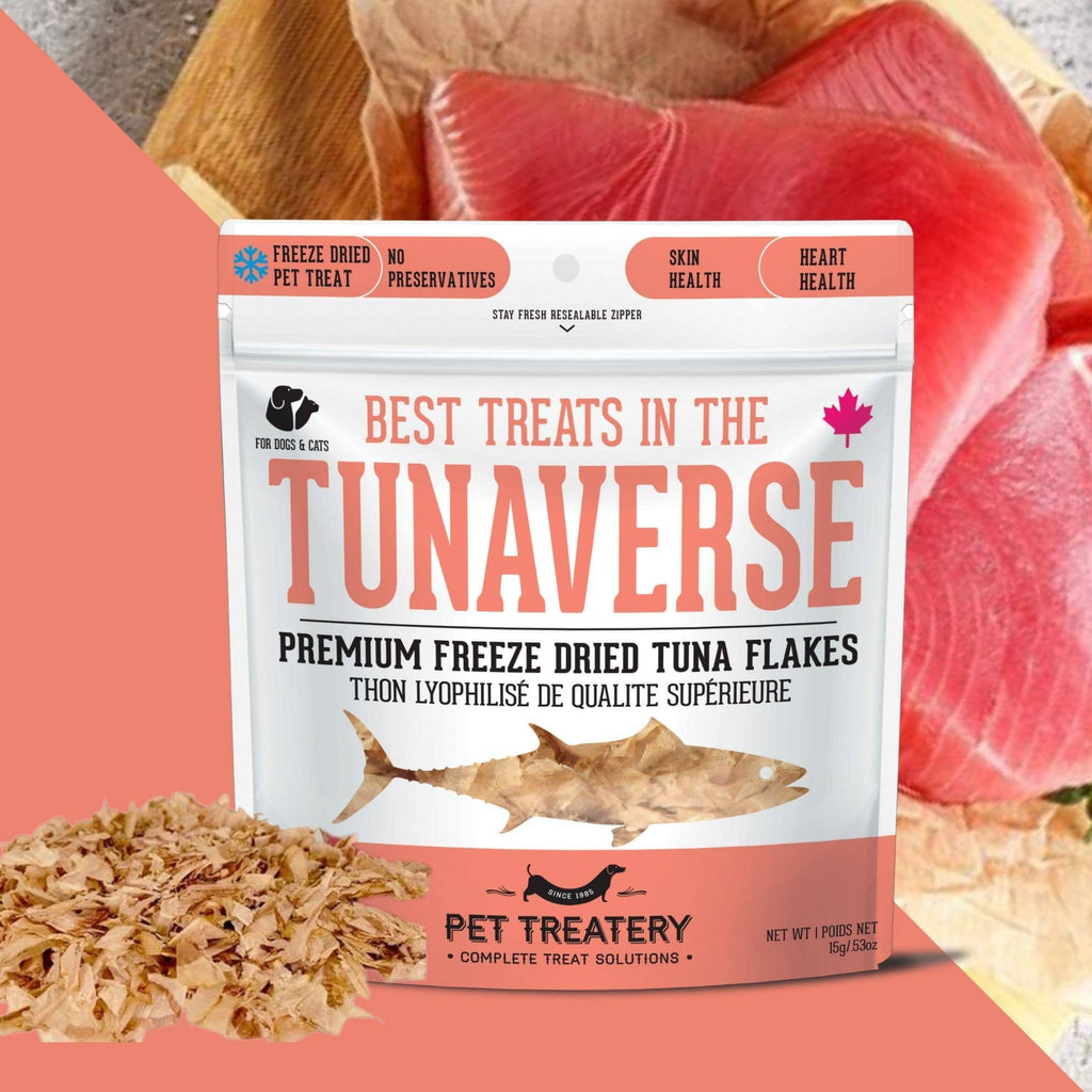 Tuna Flakes Freeze-Dried Pet Treats Omega-3