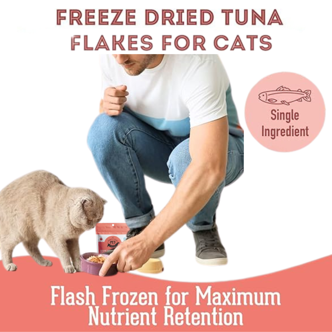 Tuna Flakes Freeze-Dried Pet Treats Omega-3