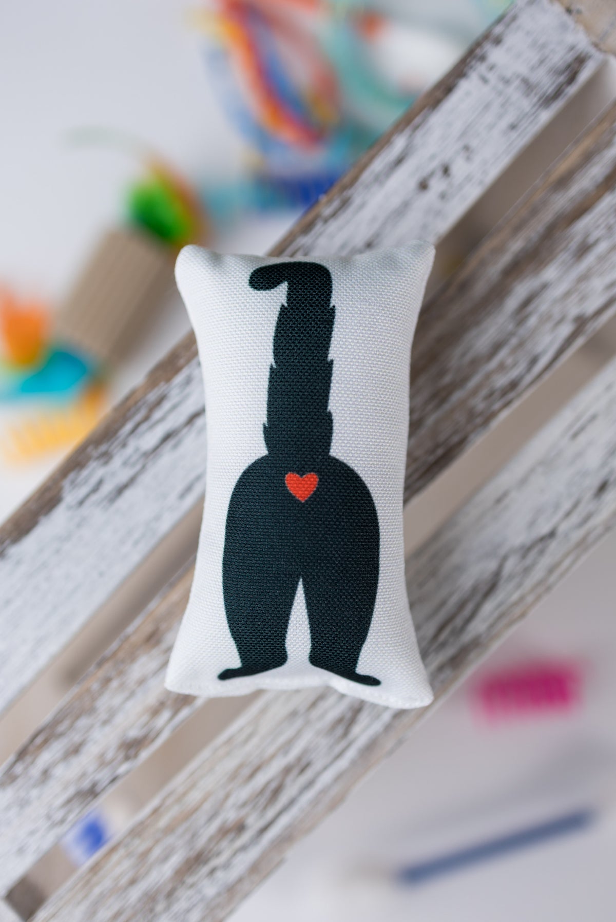 Heart Cat Butt Catnip Toy